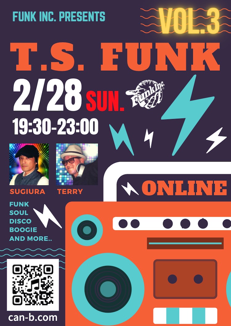 T.S. FUNK Vol.3 （2021年2月28日 19時半〜23時）